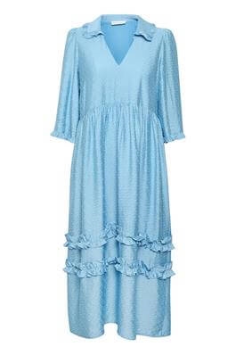 Karen By Simonsen Kjole - ErikaKB Dress, Air Blue